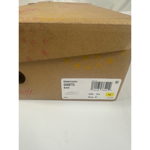 Eurosoft Gianetta Black Strappy Slingback Sandals Womens 9.5 New - Picture 4 of 5